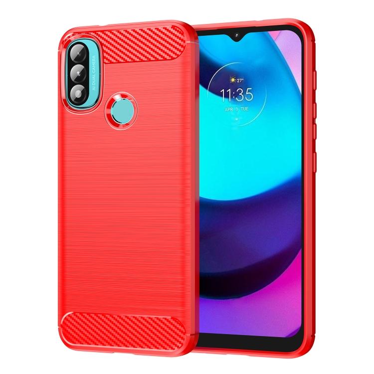 Для Lenovo K14 Чехол для телефона из ТПУ с текстурой под карбон