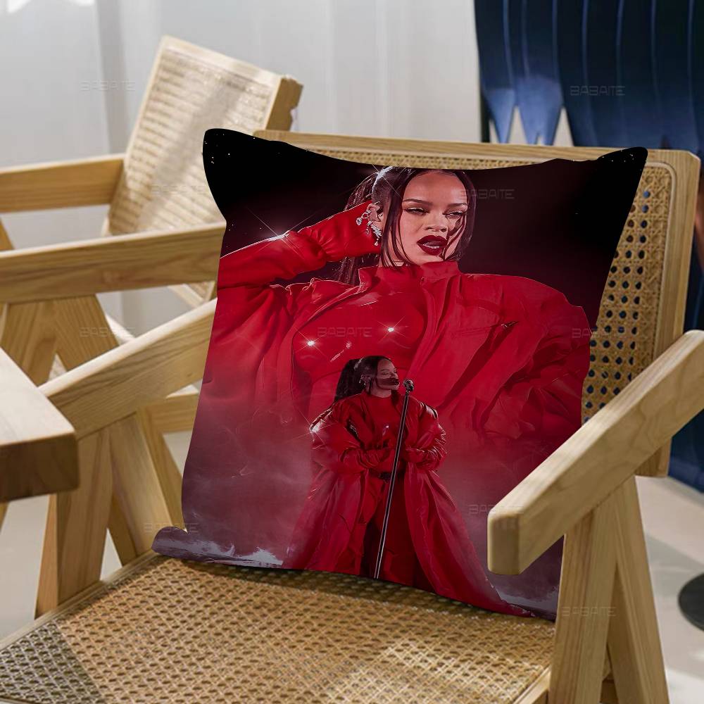 Наволочка для подушки певицы R-Rihanna Наволочка для диванной подушки Декор для комнаты Подарок ребенку