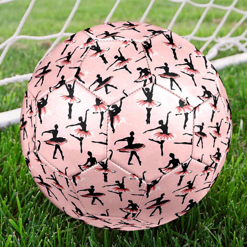 ballet Theme Size 5 Soccer Ball, Suitable for Both Indoor and Outdoor Matches, a Gift Suitable for Everyone.