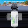 TOPK Dash Mounted Holders Car Phone Holder for Your Car Phone Mount for Car Dashboard Hands Free Automobile Cell Phone Holder