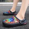 Унисекс Камуфляжные сандалии Crocs Толстая амортизация Дышащие С открытым носком Садовая обувь для пар