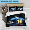 3PCS Argentina's Soccer Triumph Bedding set,Ideal for1pc Duvet Cover And 2pcs Pillowcases Perfect for Christmas gift,Ideal for Bedroom, Dormitory