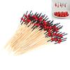 Heart-Shaped Bamboo Skewers Buffet Cake Fruit Fork Party Dessert Salad Bar