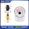52mm 2inch Marine Boat Water Temperature Gauge Sensor 1/8NPT 40-120℃ Water Temp Meter Indicator 9-32V For Car Auto Motorcycles
