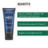 Jovees Herbal Men's Essential 4 in 1 Moisturizing Face Wash with Vitamin C and E 100g for Clean Clear Skin