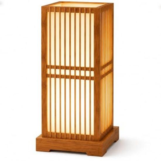 BENMA Japanese-style Bamboo Lamp Stand Light Indirect Lighting Lantern Table Desktop