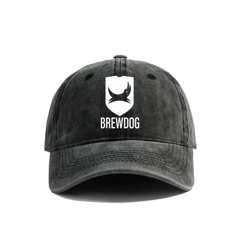 Летние бейсболки Brewdog 2025 года Потертые кепки Дад-кепка Мужские Женские Ретро Кепки для улицы Повседневные Универсальные Защита от солнца