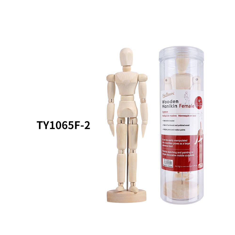 Подвижные деревянные куклы для рисования и живописи - Мужские и женские модели