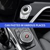 For BMW M X3 X5 X6  Car Random post Sticker Steering Wheel Decal Interior Decoration 50th Anniversary Edition for BMW E46 E39 E3