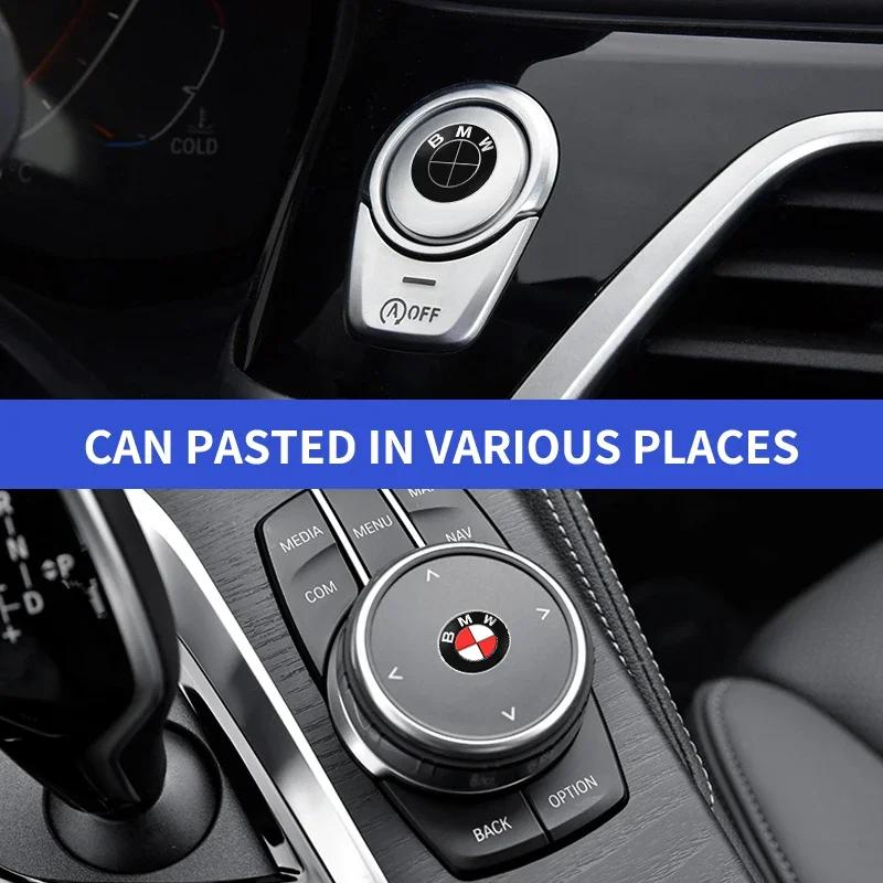 For BMW M X3 X5 X6 Car Random post Sticker Steering Wheel Decal Interior Decoration 50th Anniversary Edition for BMW E46 E39 E3