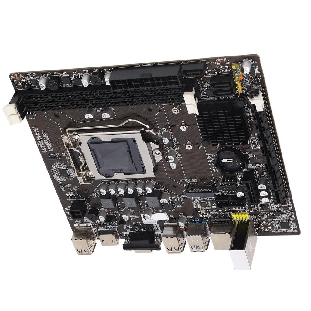 Материнская плата DDR3 Поддержка процессоров I3 I5 I7 1155 контактов 2 DDR3 1000M Сетевой интерфейс Стабильное питание Игровая материнская плата