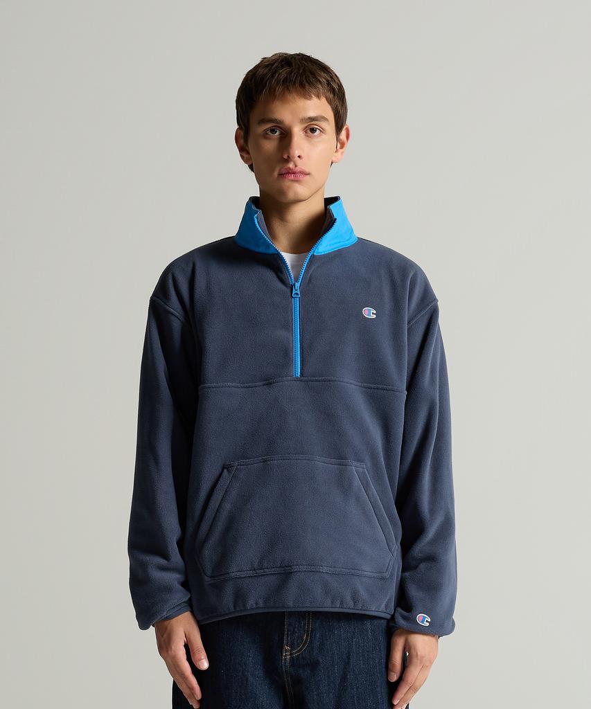 Champion Heritage Polartec Loose Fit Half Zip Fleece Navy