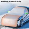 Удлиненный чехол на лобовое стекло автомобиля, удлиненный и утолщенный автомобильный чехол от снега, универсальный зимний автомобильный чехол на лобовое стекло от мороза и антифриза