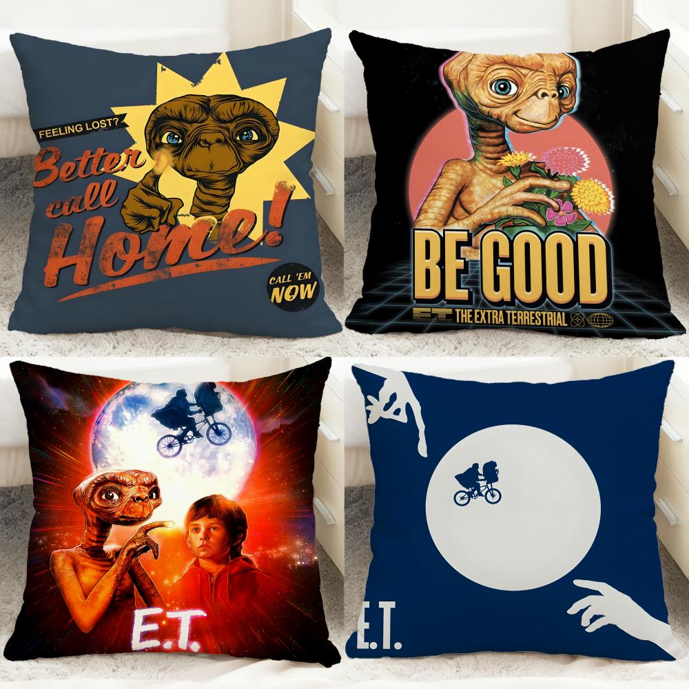 Fashion EET the ExtraTerrestrialful Cushion Cover Comfortable Reversible Pillow Cover Ideal for Car Sofa Bedroom Beyond