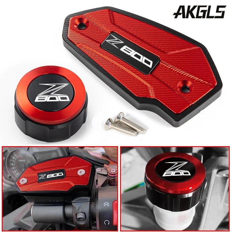 Для Kawasaki Z800 Z800 2013 2014 2015 2016 мотоцикла передняя и задняя крышка бака с тормозной жидкостью, защитные аксессуары
