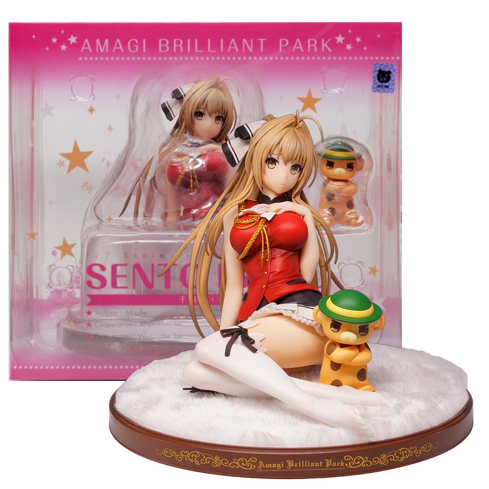 15CM Anime Amagi Brilliant Park Moffle Sento Isuzu Figure 1/7 Swimsuit Model Toys Doll Gift Collection Aciton Figure PVC