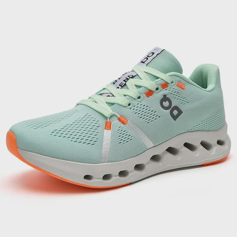 Летние мужские легкие дышащие кроссовки Flyknit 2024 года: Модный, повседневный и трендовый сетчатый дизайн