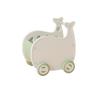Gorocking Whale Wagon Ящик для хранения игрушек Коробка Тачка Детская тележка для детей (зеленый)
