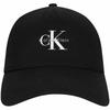 Calvin Klein Кепка с изогнутым козырьком с принтом, хлопковая кепка-бейсболка, одинаковый стиль для мужчин и женщин, парный стиль, космический черный 4G5032G-UB1