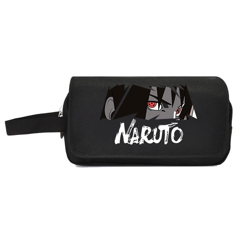 Naruto Edition Japanese-Style Pencil Case for Students, Large Capacity, Anime Design