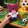 Мягкая Плюшевая Игрушка-Животное Кукла с Детализированными Чертами Одета в Спортивный Наряд Идеально Подходит для Украшения Дома и Игр Подходит для Детей и Взрослых