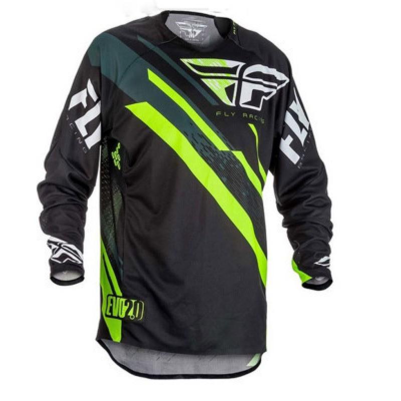 Mens Long Sleeve Motorcycle Riding Jersey Off-Road Dirt Bike Cycling Breathable Protective Gear