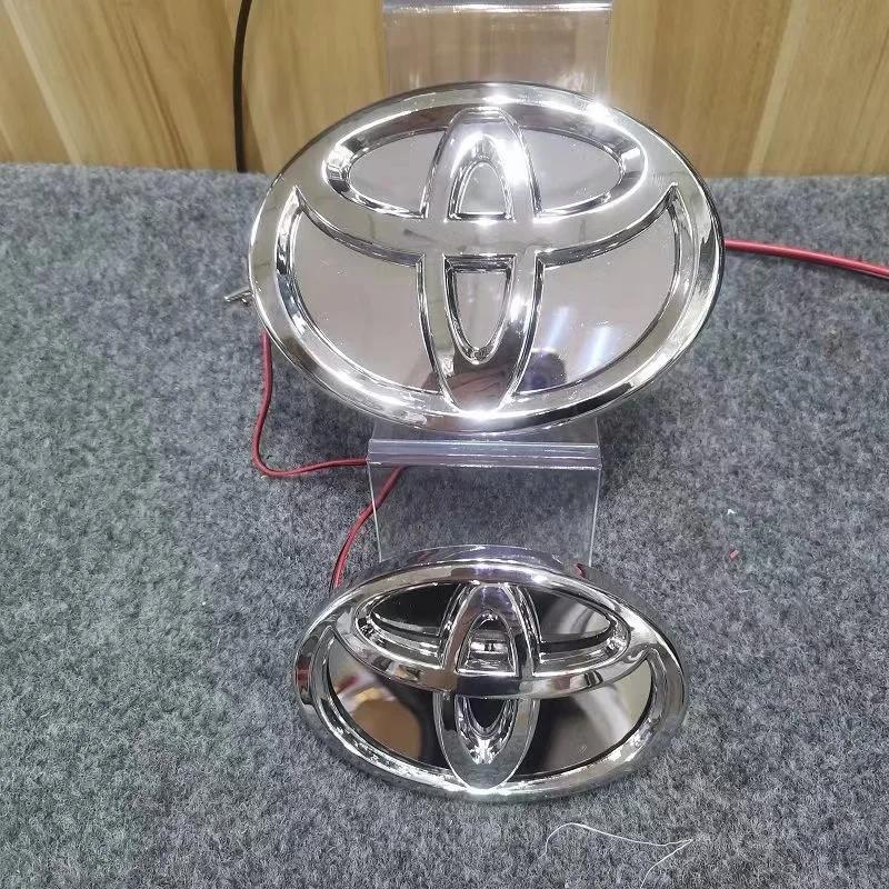 1X TOYOTA 3D Logo Light Car Front Grille Trunk Logo LED Light for Toyota Corolla PRADO CHR HRV Camry Highlander LVALON Rav4 REIZ KP2