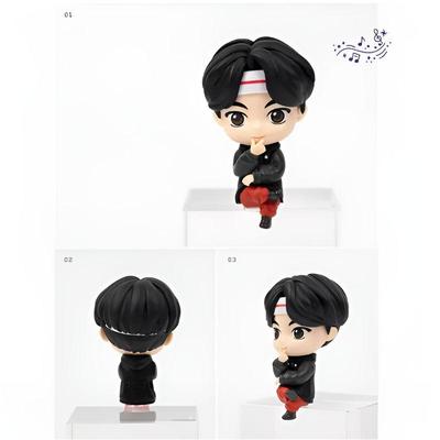 Фигурка BTS TinyTAN Jin для монитора – K-pop персонаж, украшение для стола, коллекционный подарок