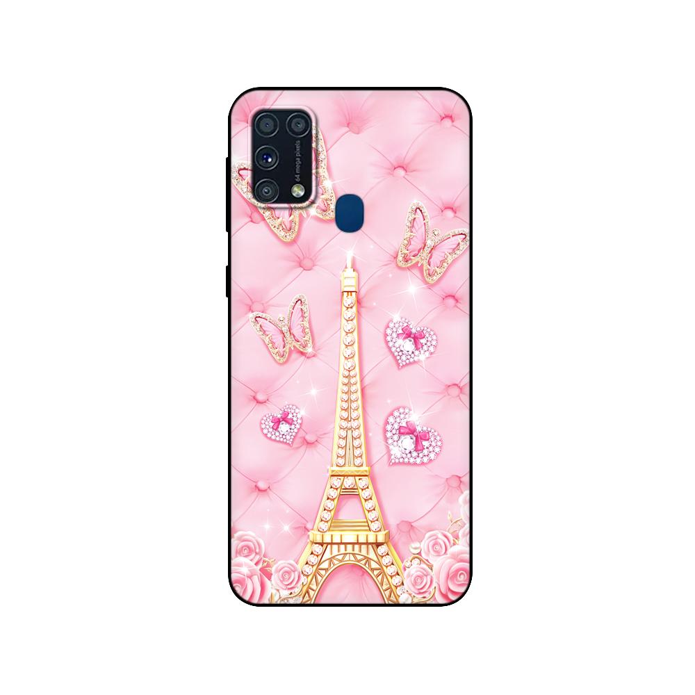 Чехол для Samsung Galaxy M31, задняя крышка для Samsung M31, 4G, чехол для телефона GalaxyM31 M 31 m315, силиконовый черный чехол из ТПУ