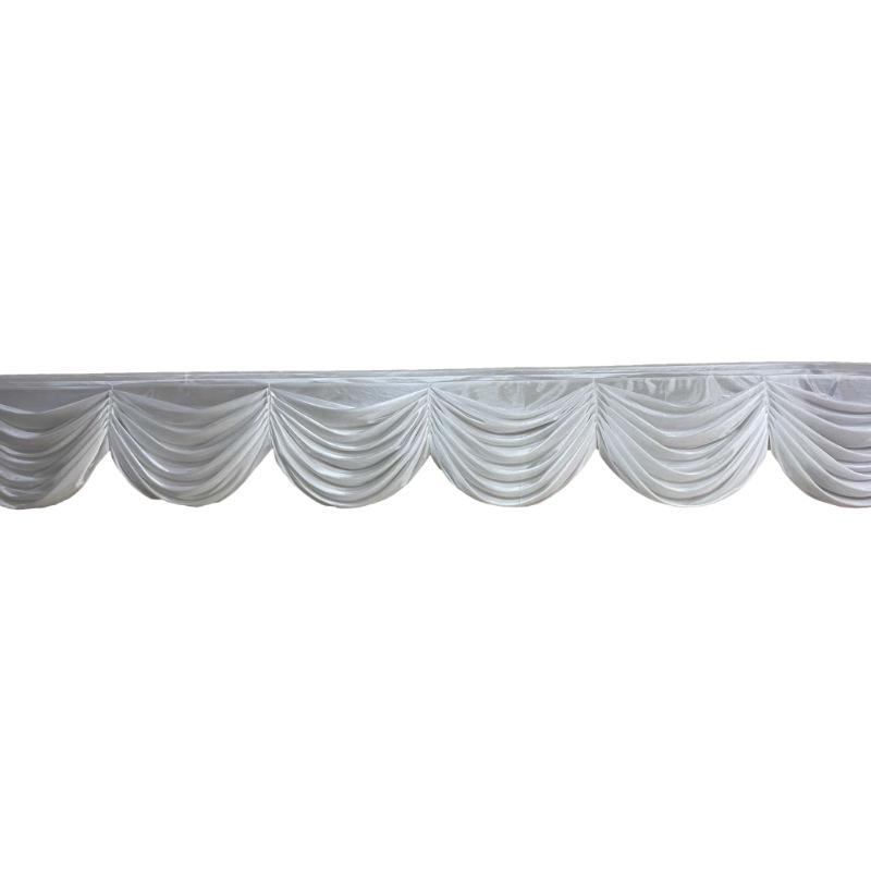 3/6 м Длинная шелковая драпировка из ледяного шелка, свадебный фон для сцены, декор для вечеринки, драпировка, фон для банкета, занавеска, гирлянда