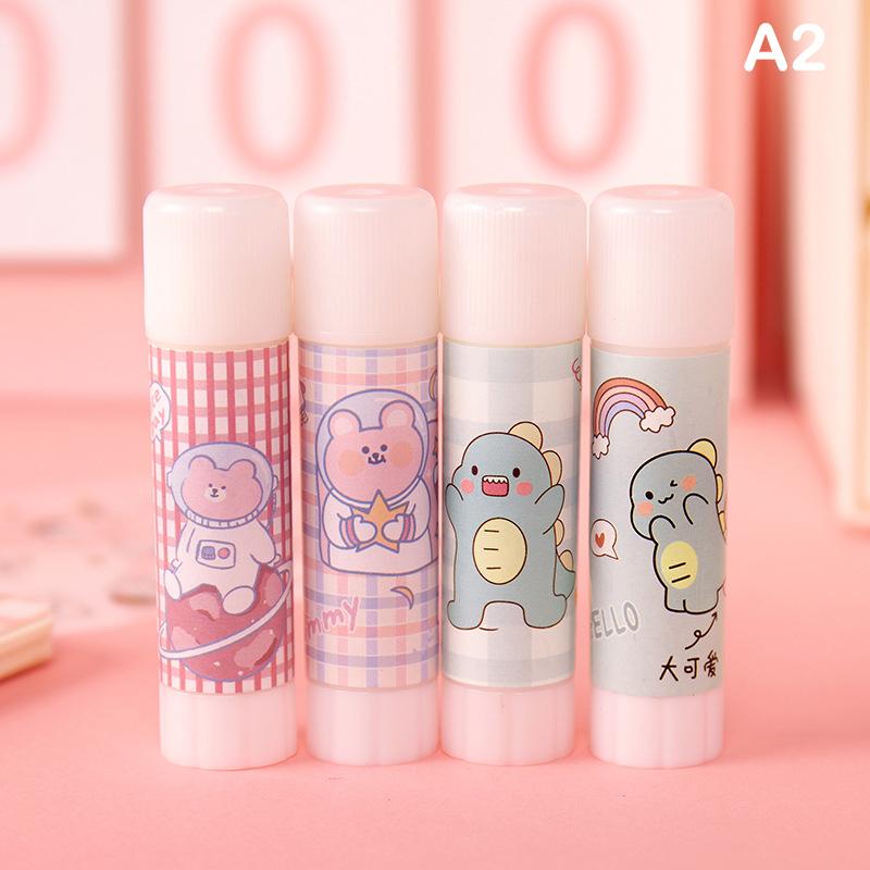 Твердый клей-карандаш с милым мультфильмом, прочные клеи, нетоксичные уплотнительные наклейки, клей