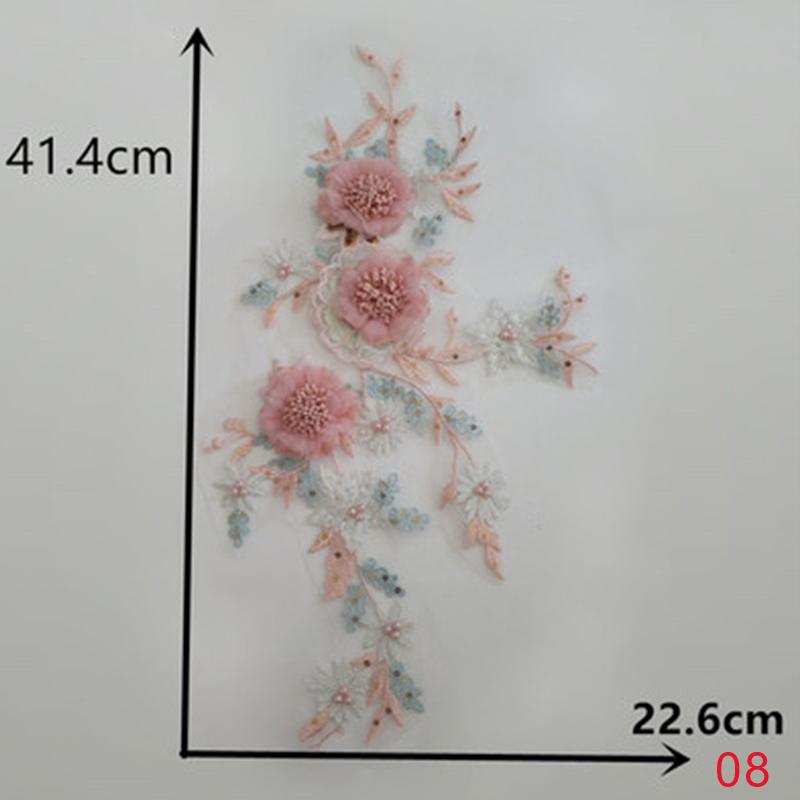 1 шт. свадебное трехмерное платье с цветочной нашивкой, вышивкой и кружевным воротником, тюлевое платье с 3D аппликацией