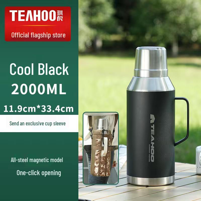 Qi Hu 316 Stainless Steel Insulated Water Bottle, Large Capacity for Home, Outdoor, or Dorm Use.