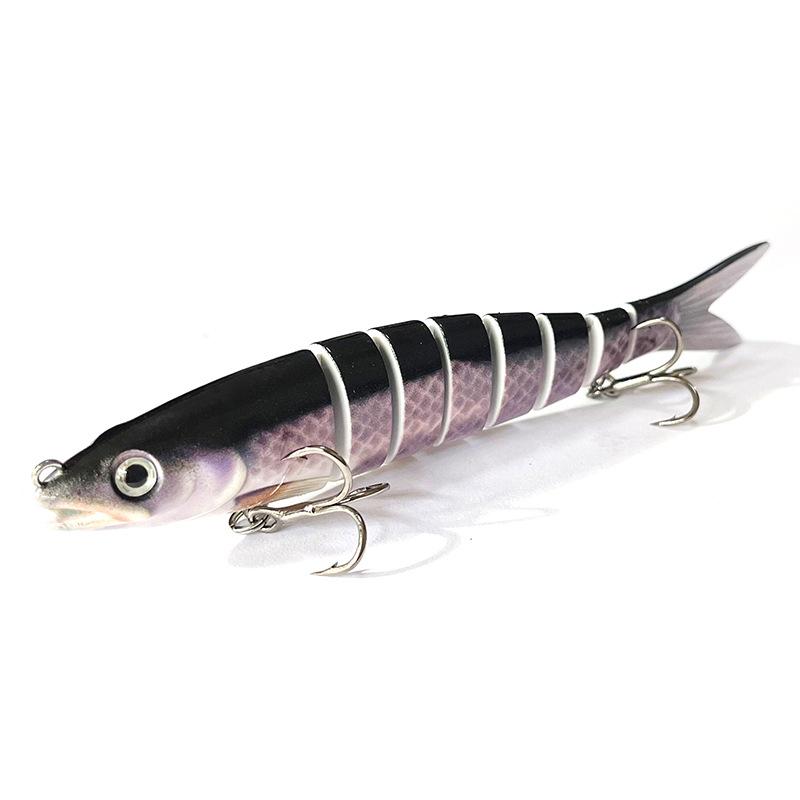 Многосекционная имитационная рыболовная приманка для форели и окуня - Медленно тонущая, Реалистичный дизайн