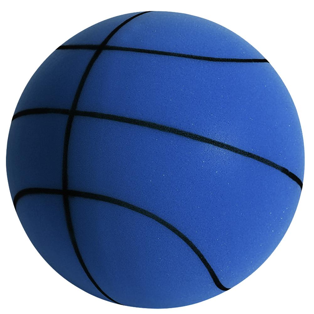 Indoor Silent Basketball Sports Bouncy Balls 18/21/24cm High Density Foam Material Kids Adults Ball Training With Portable Net