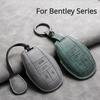 Car Styling Remote Key Case Cover Shell Protection Auto Keychain Bag Accessories For Bentley Bentayga 2017-2021 2AHMV-YK1