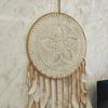 Ловец снов Гобелен Бохо Макраме Хлопок Тканый Ручной Работы Богемное Искусство с Кисточками Ремесло Орнамент Для Спальни Гостиной Квартиры Детской