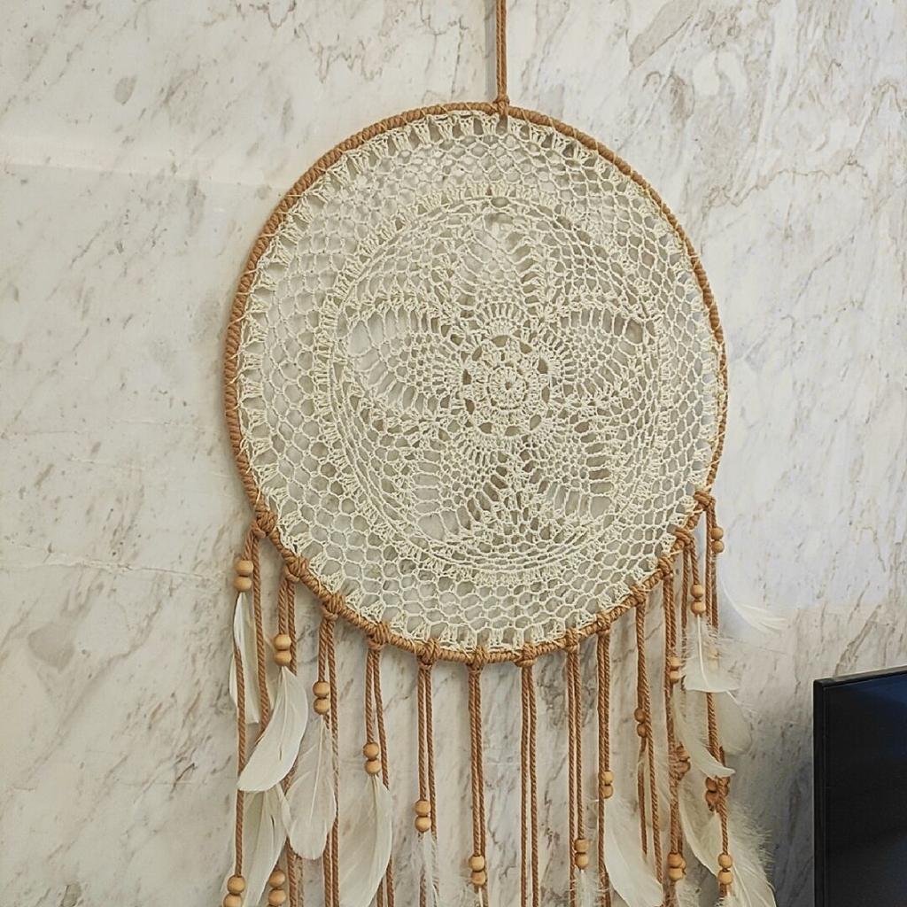 Ловец снов Гобелен Бохо Макраме Хлопок Тканый Ручной Работы Богемное Искусство с Кисточками Ремесло Орнамент Для Спальни Гостиной Квартиры Детской