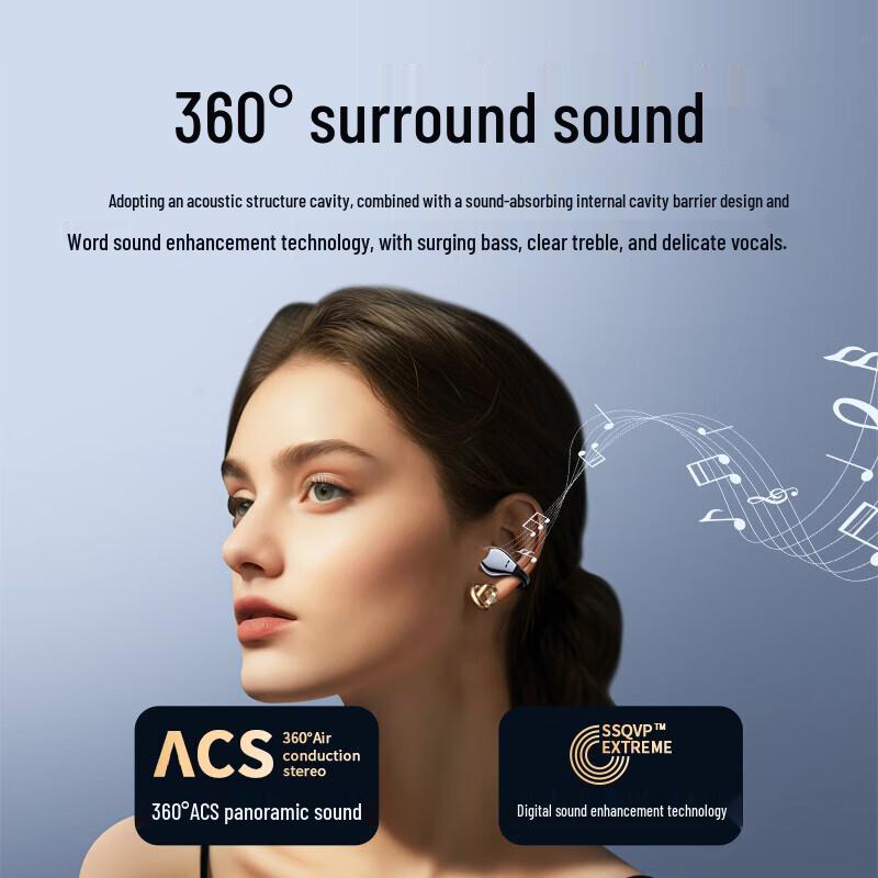 OKSJ Open-Ear Bluetooth Sport Earphones