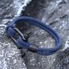 Hiphop Men Bracelet With Stainless Steel Detachable Buckle Nautical Wrap Braclet Bilayer Thread Bicycle Braslet Armband Herren