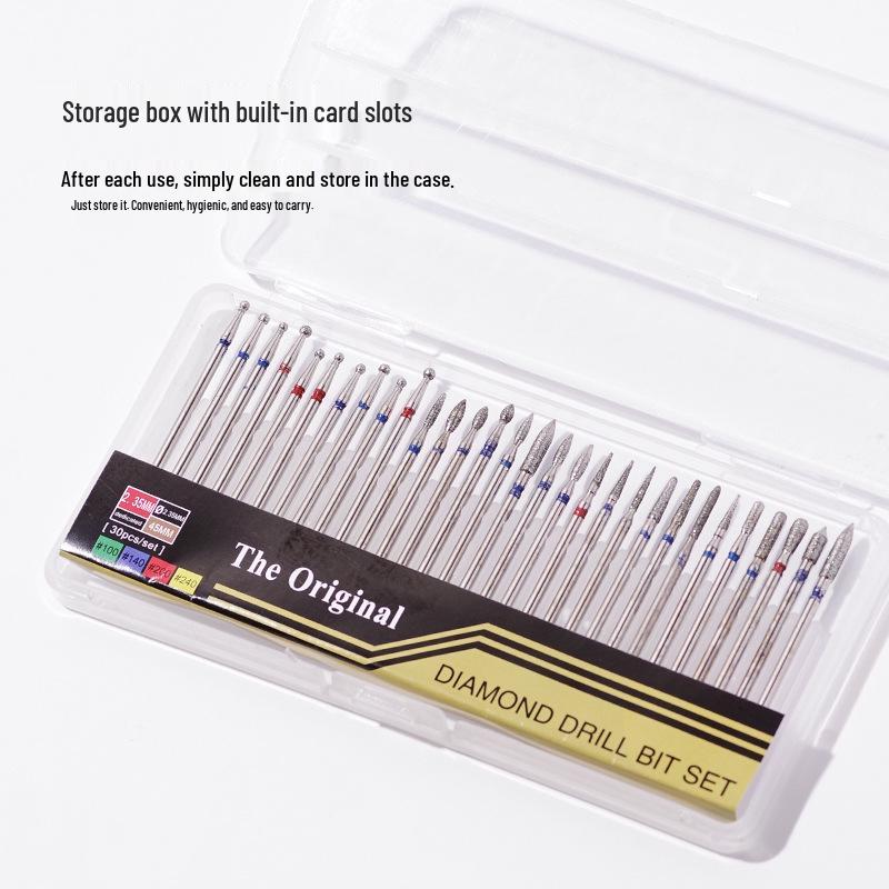 Набор для алмазного нейл-арта: подготовка ногтевой пластины и удаление кутикулы