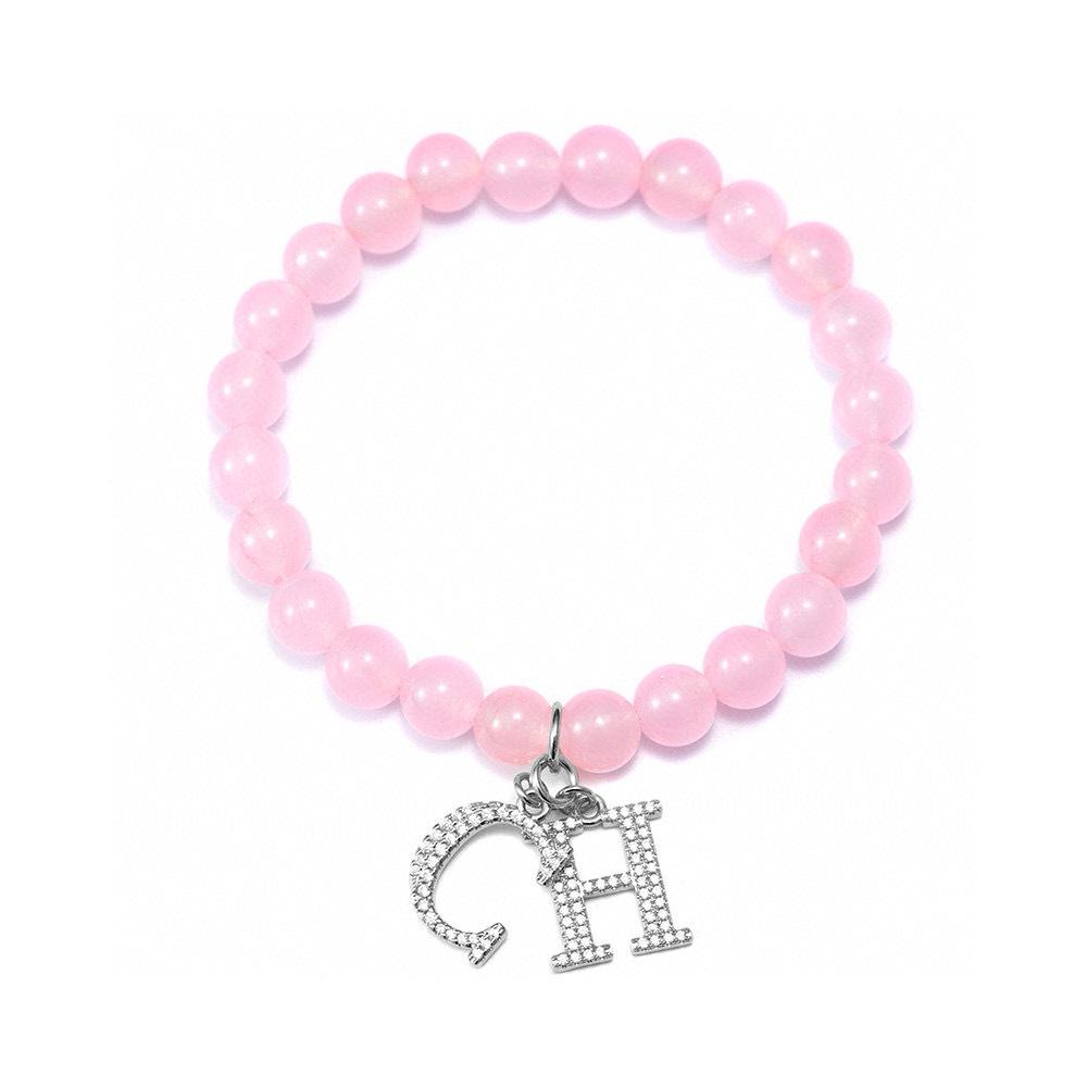 CHHC New Pendant Bracelet: Cute Pink Elastic Hand Jewelry Gift