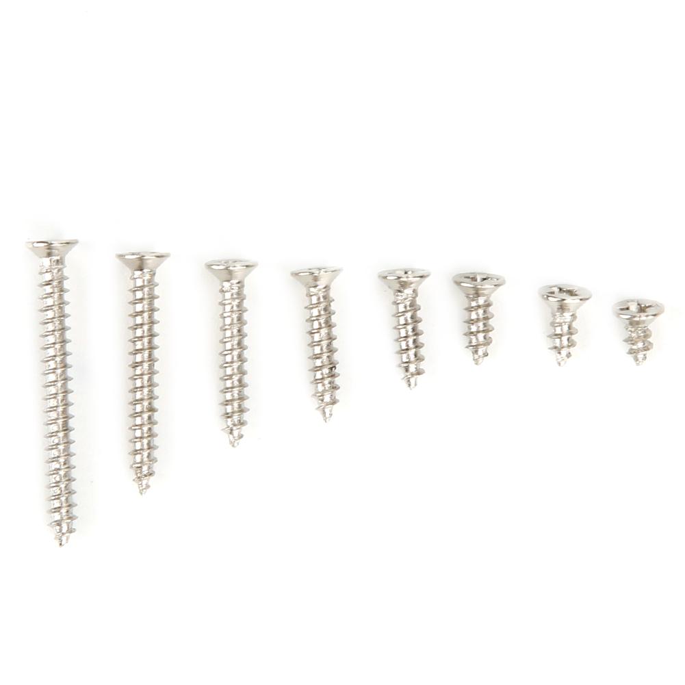 Коробка из 800 шт. Набор саморезов M2 из углеродистой стали с никелированным покрытием и крестообразной потайной головкой