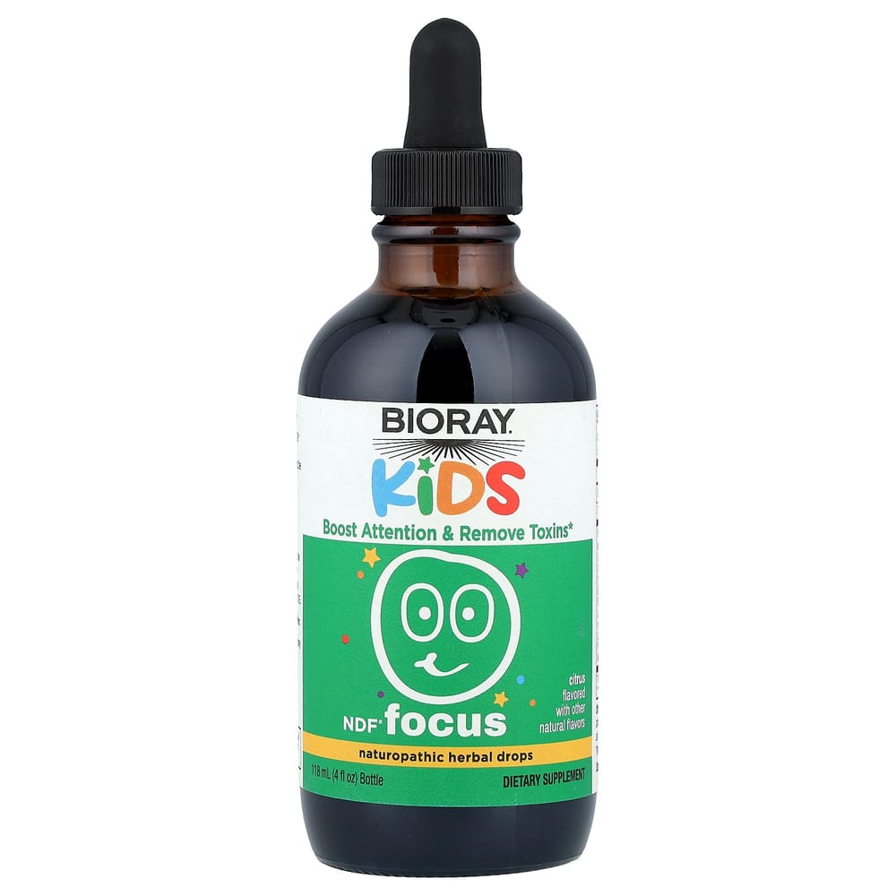 IHerb BioRay NDF Focus для детей Ци цитрус 120 мл (4 жидких унции)