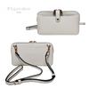 Pisoraro Кошелек-сумка через плечо с отделением для смартфона, Crossbody, Цвет: Слоновая кость, Многофункциональная, PR184 IVORY