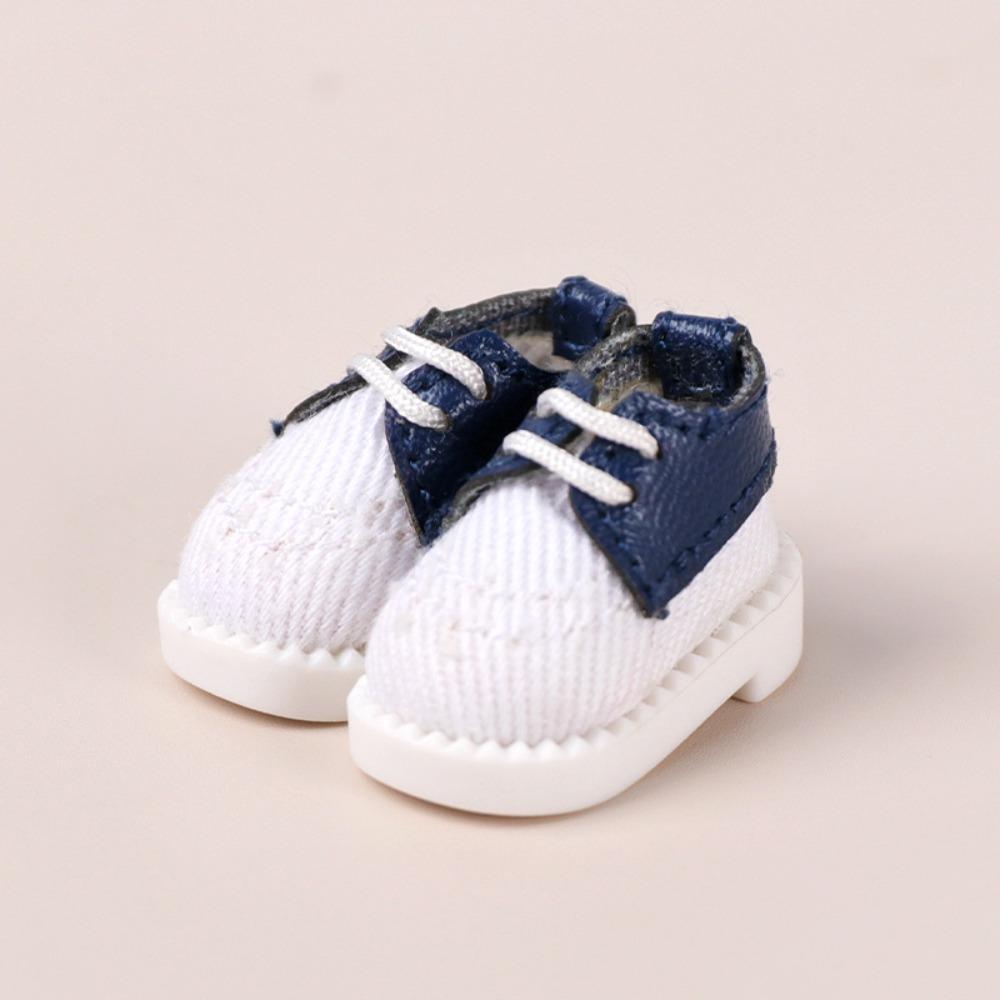 1 Pair Leather 1/12 Bjd Doll Shoes Canvas 1/12 Bjd Casual Shoes Lovely Obitsu 11 Doll Shoes  Molly