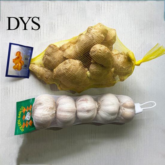 Подвесная сумка 100 шт. Сетчатые сумки Удобные Многоразовые ПЭ Дышащие для Хранения Чеснока Упаковки Имбиря Сетчатые Мешки Пластиковые Пряжки для Рынка