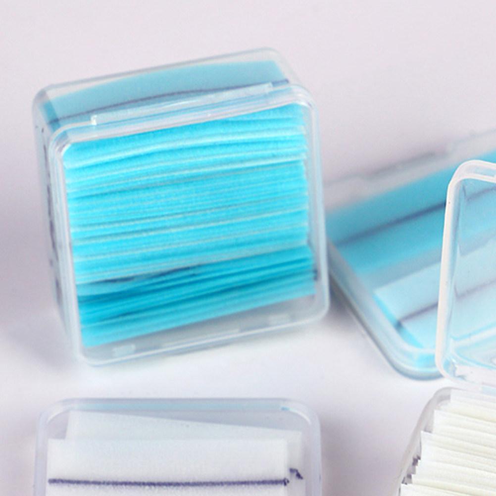 2 Boxes Self-Adhesive Strips for False Eyelashes Lash Glue Replacement Strips Clean Precise Application Fill Gaps Extend Wear