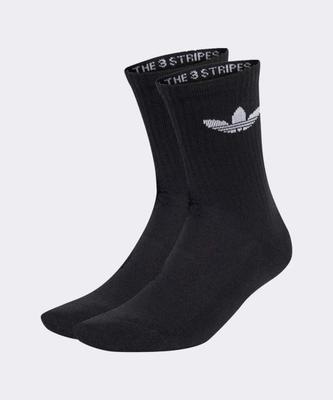 adidas Носки с подушкой Trefoil Crew 3 шт., черные Ij5613