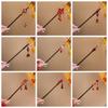 Flower Wooden Hair Stick Tassel Hanfu Hairpin Classical   Cheongsam Accessories